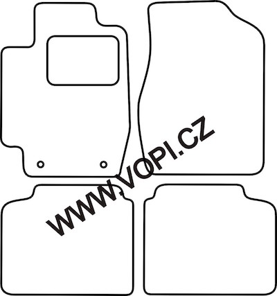 Autokoberce Toyota Camry 2001 - 2006 Carfit (4745)